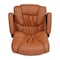 Flash Furniture 400 lb. Big & Tall Brown LeatherSoft Office Chair CX-1179H-BR-GG - alternate 5
